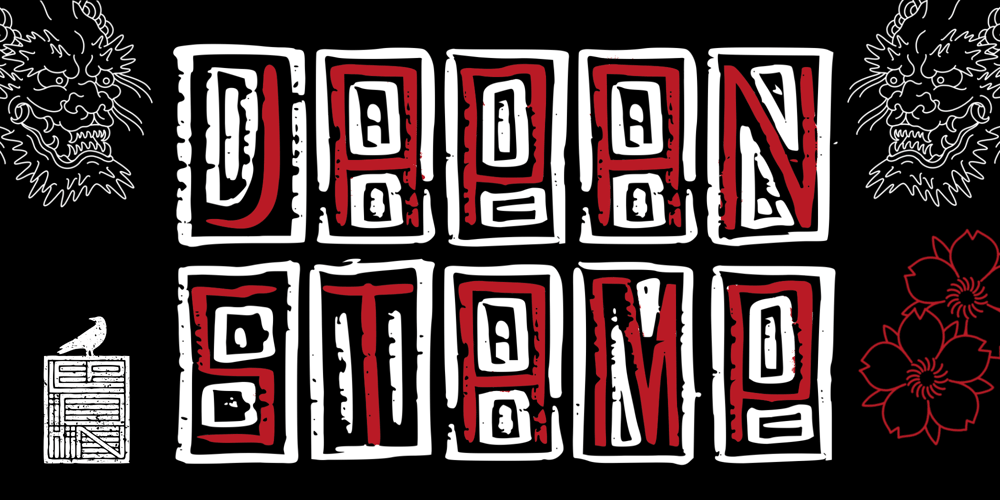 Japan Stamp font
