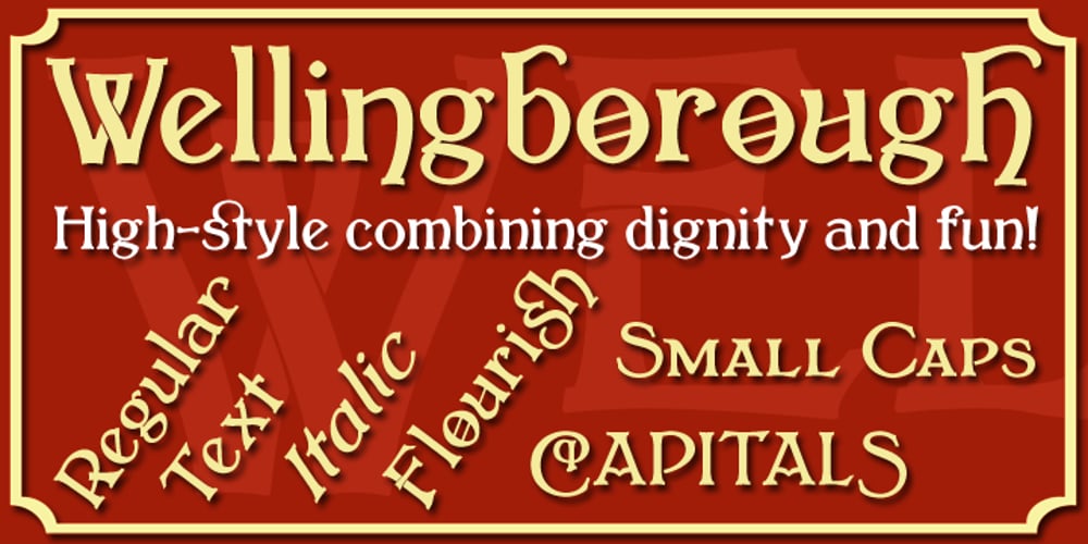 Wellingborough font
