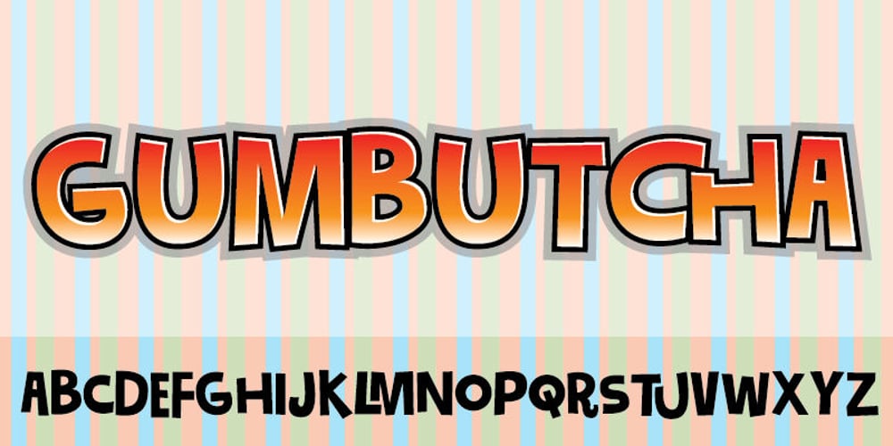 Gumbutcha font