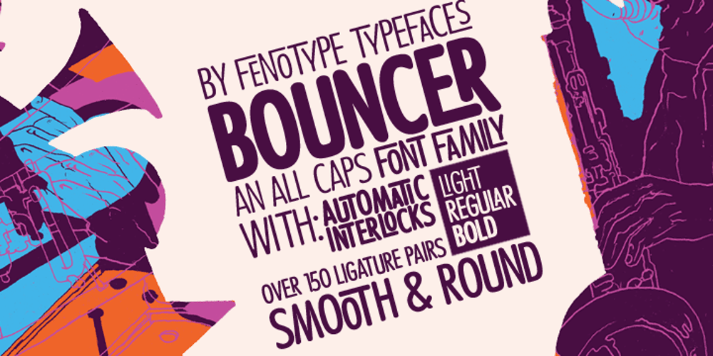 Bouncer font
