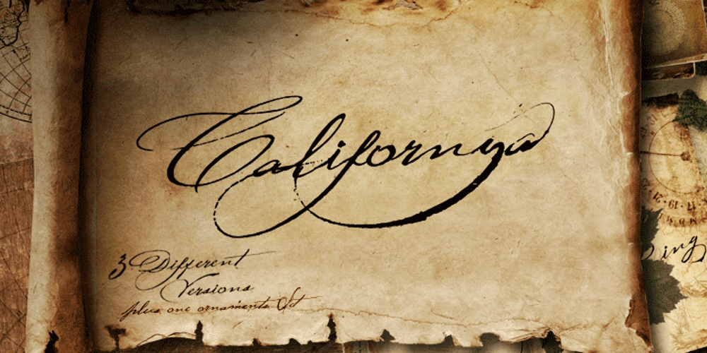 Californya font