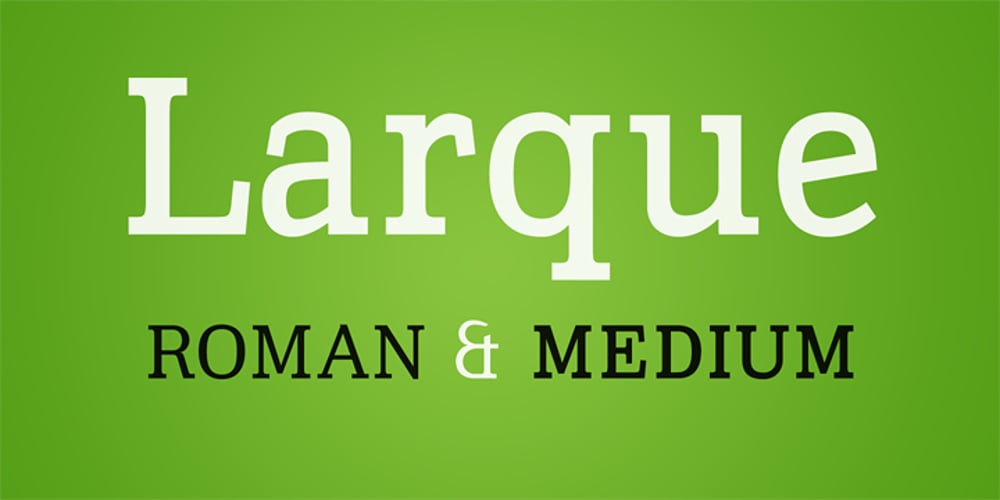 Larque font