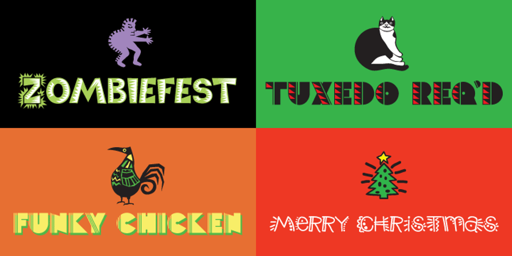 Poptics Delux font