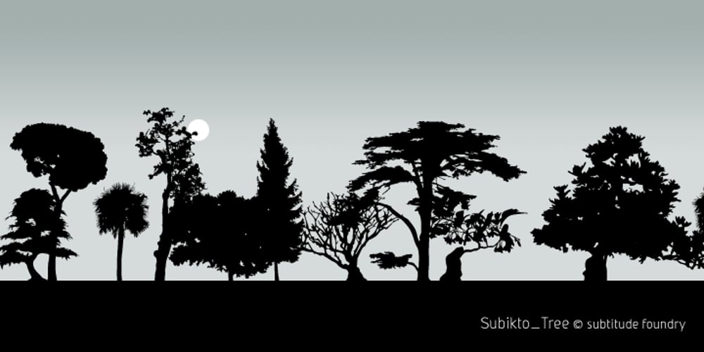 Subikto Tree font