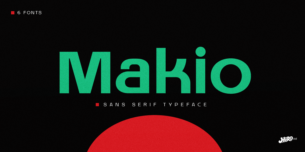 Makio font