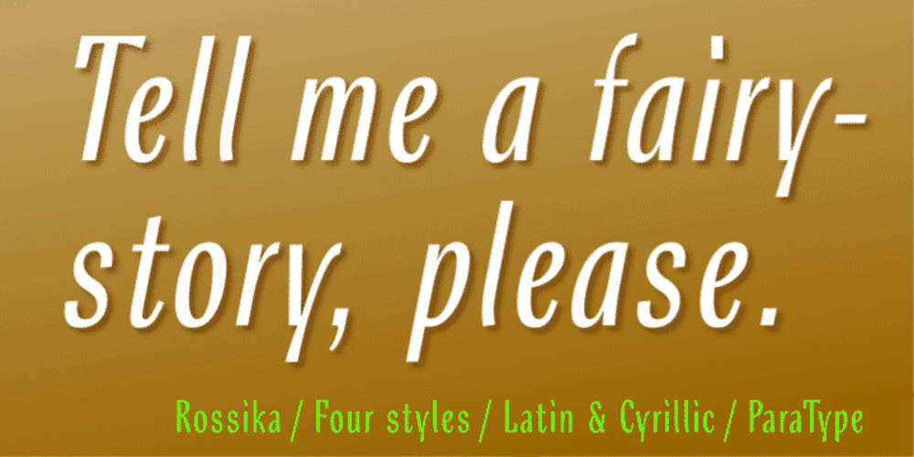 Rossika font