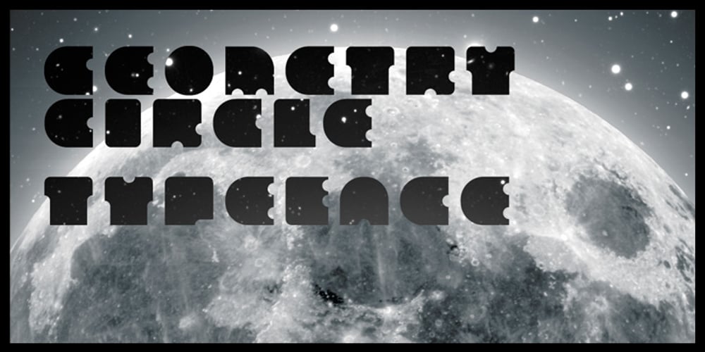 Geometry Circle font