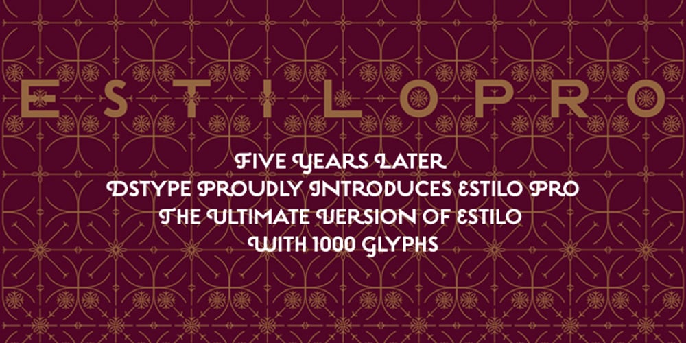 Estilo Pro font