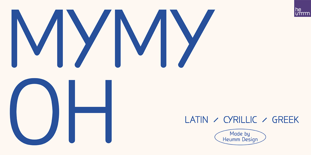 HU Mymyoh font
