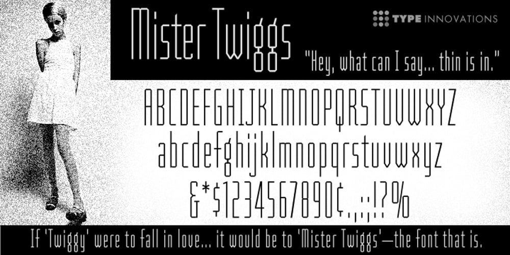 Mister Twiggs font
