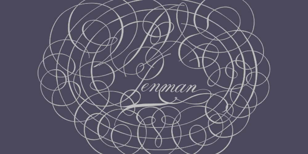 Indenture English Penman font