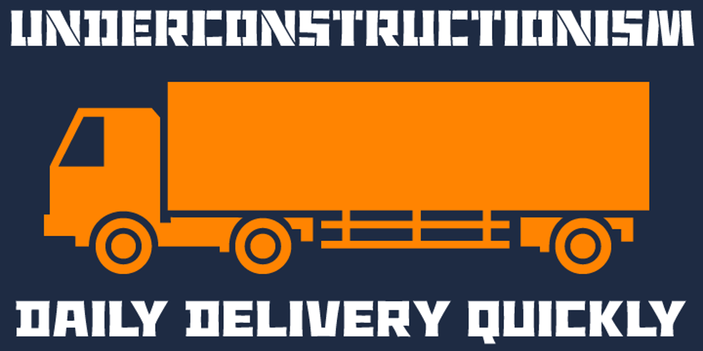 Underconstructionism font