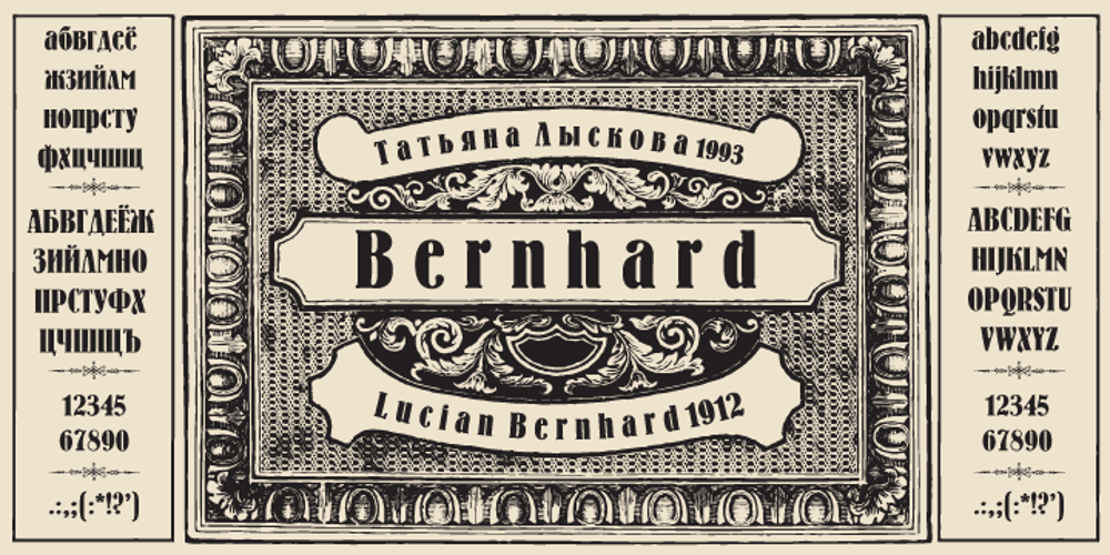 Bernhard font