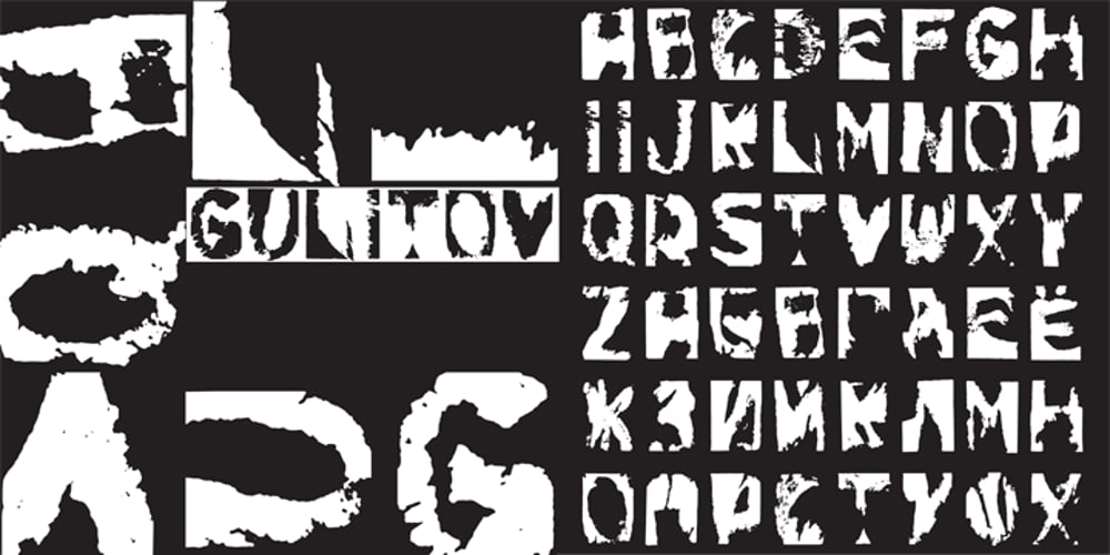 Gulitov font