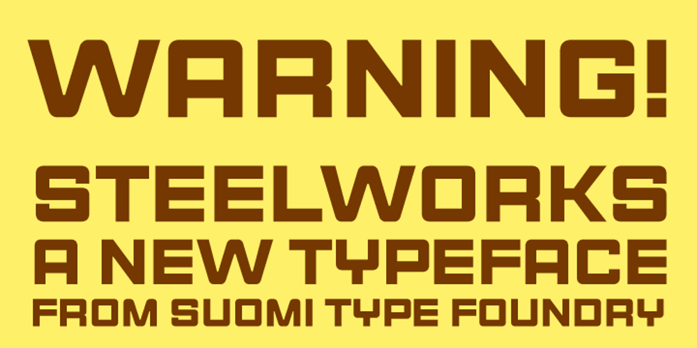 Steelworks font