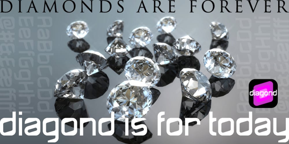 Diagond font