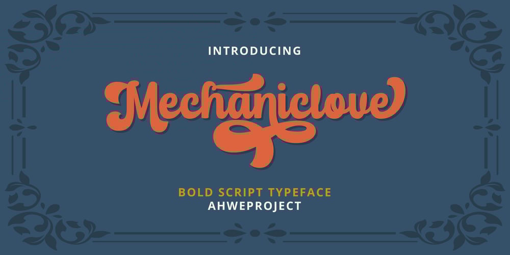 Mechaniclove font