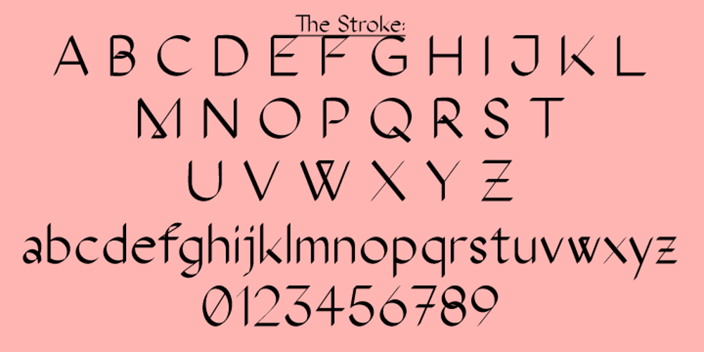 The Stroke Sans font