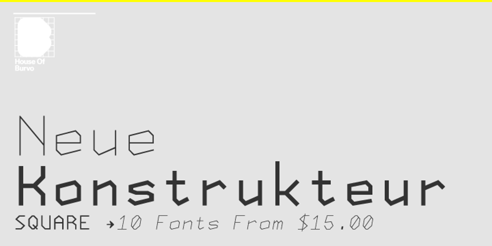 Neue Konstrukteur Square font