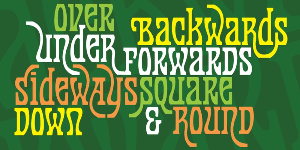 Plywood font