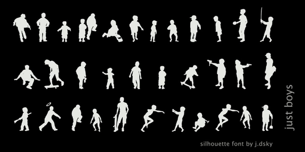 Just Boys font
