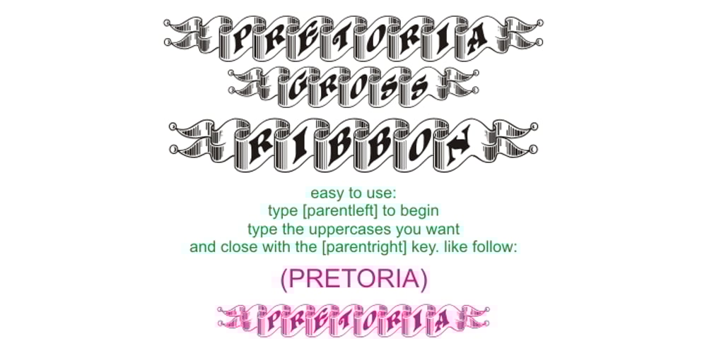 Pretoria Gross font