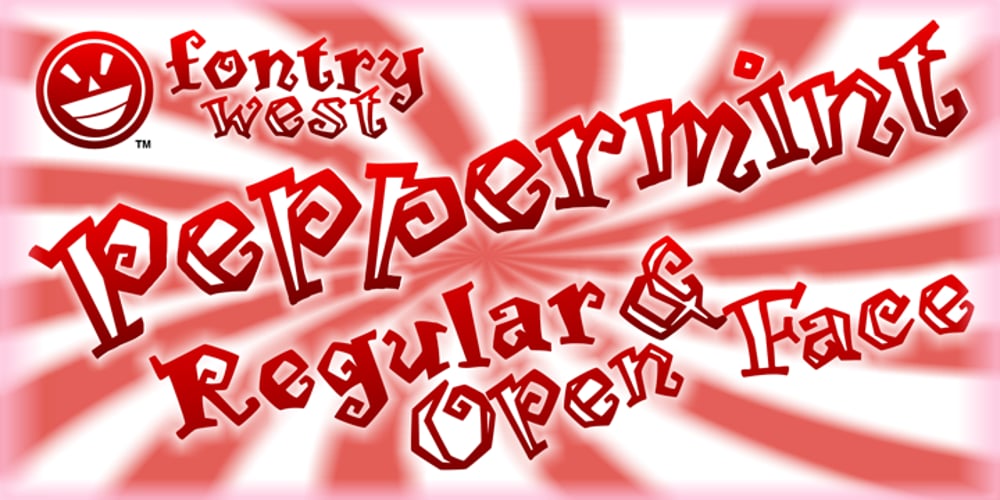 WILD2 Peppermint font