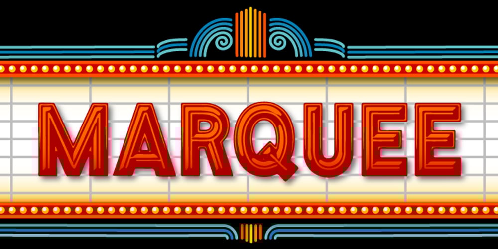 Marquee font