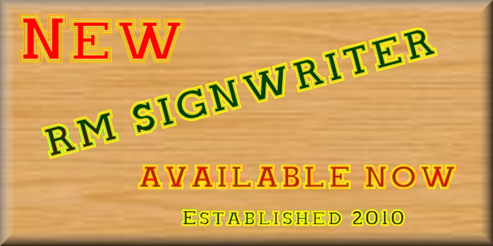 RM Signwriter font