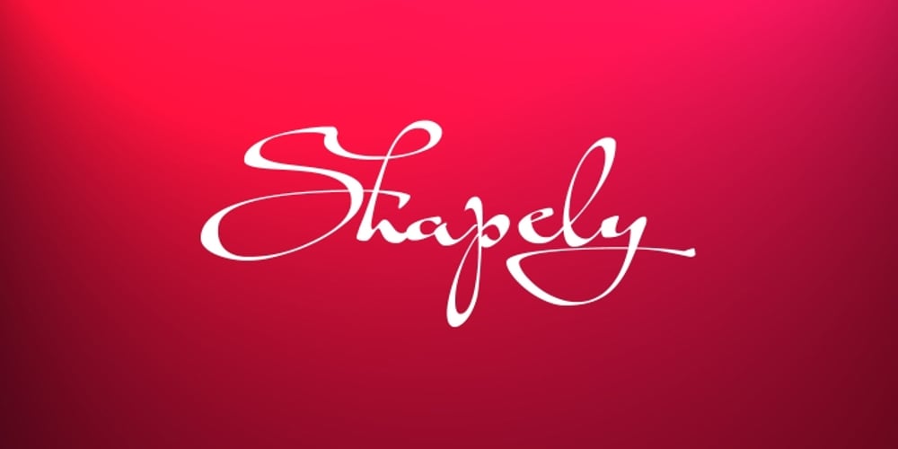 Shapely font
