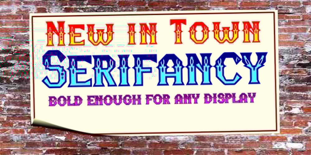 RM Serifancy font