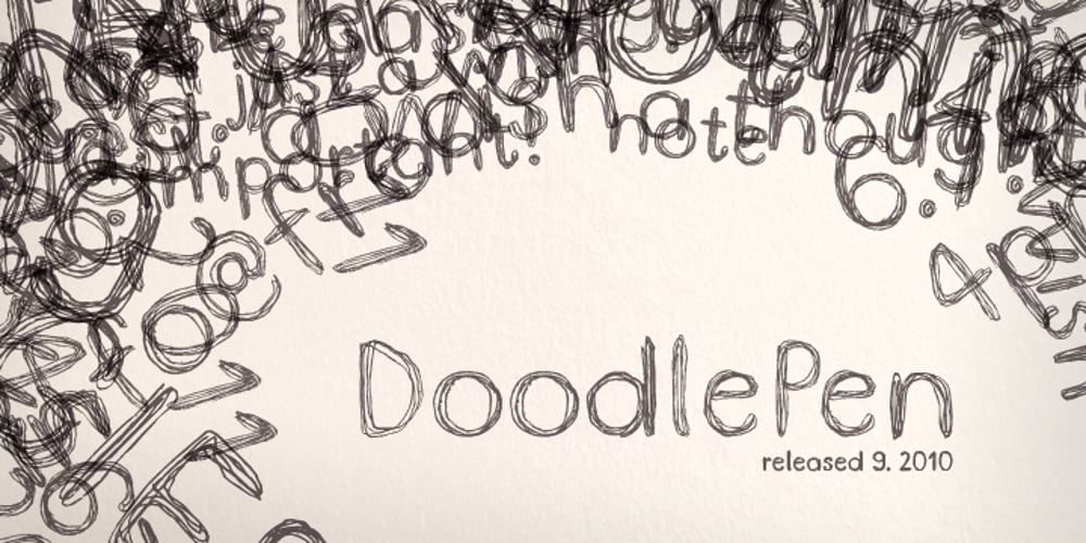 Doodle Pen font