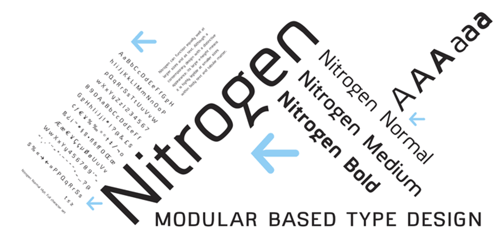 Nitrogen font