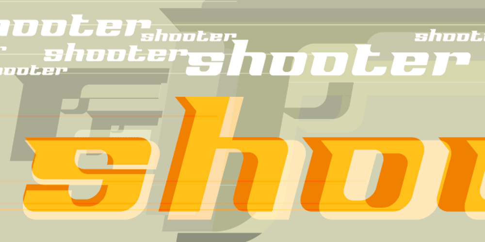 Shooter font