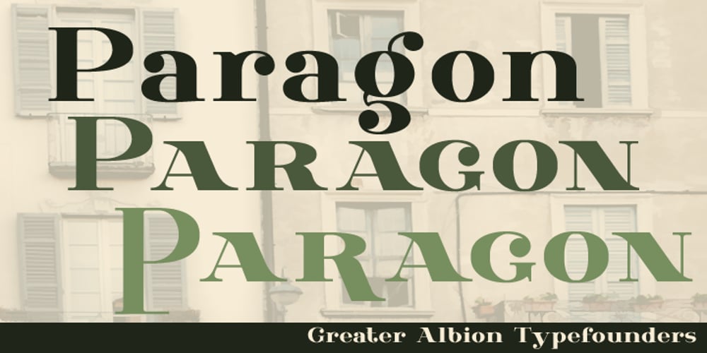 Paragon font