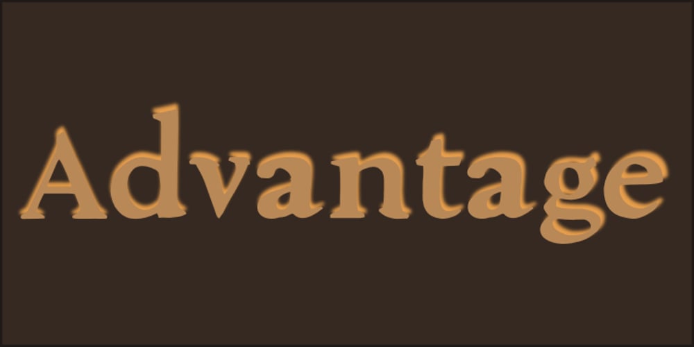 Advantage font