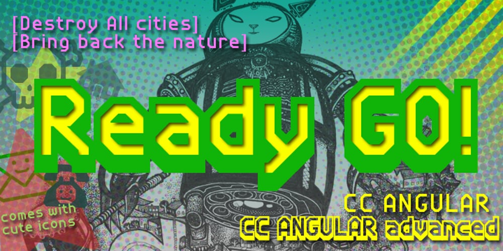CC Angular font