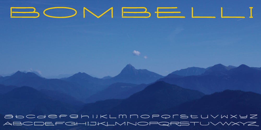 Bombelli Light Hand font