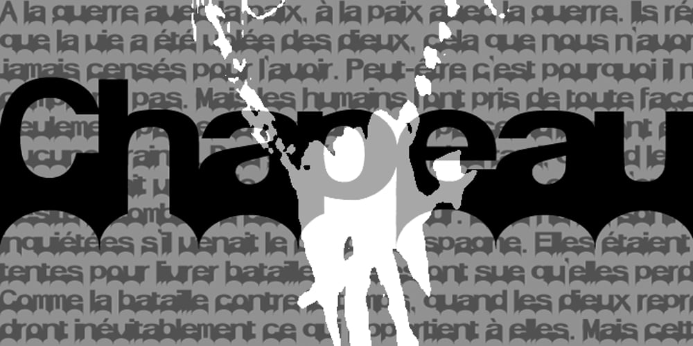 Chapeau font