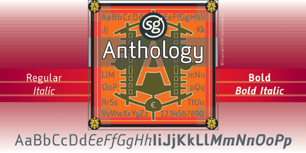 Anthology SG font
