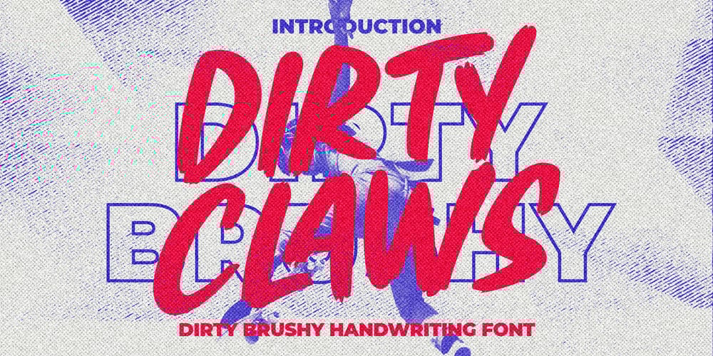 Dirty Claws font