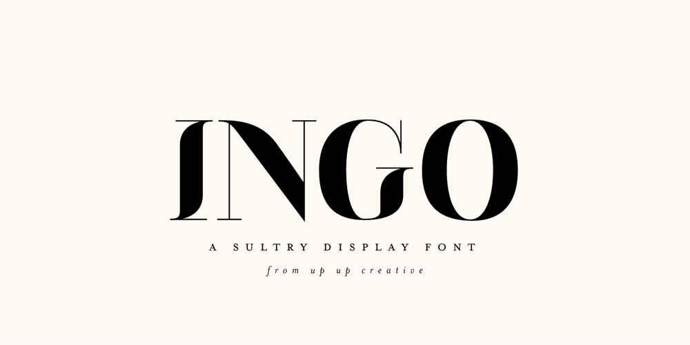 Ingo font