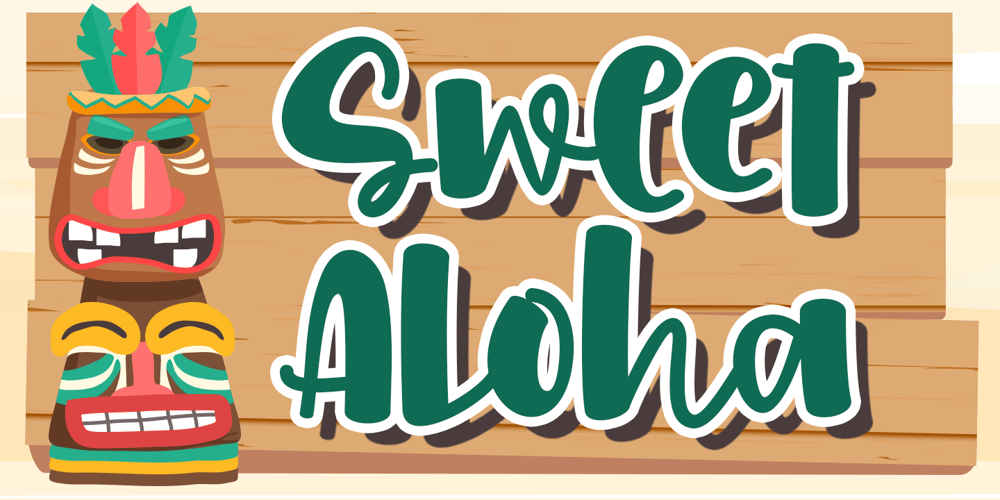 Sweet Aloha font