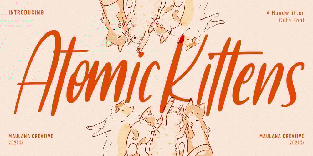 Atomic Kittens font