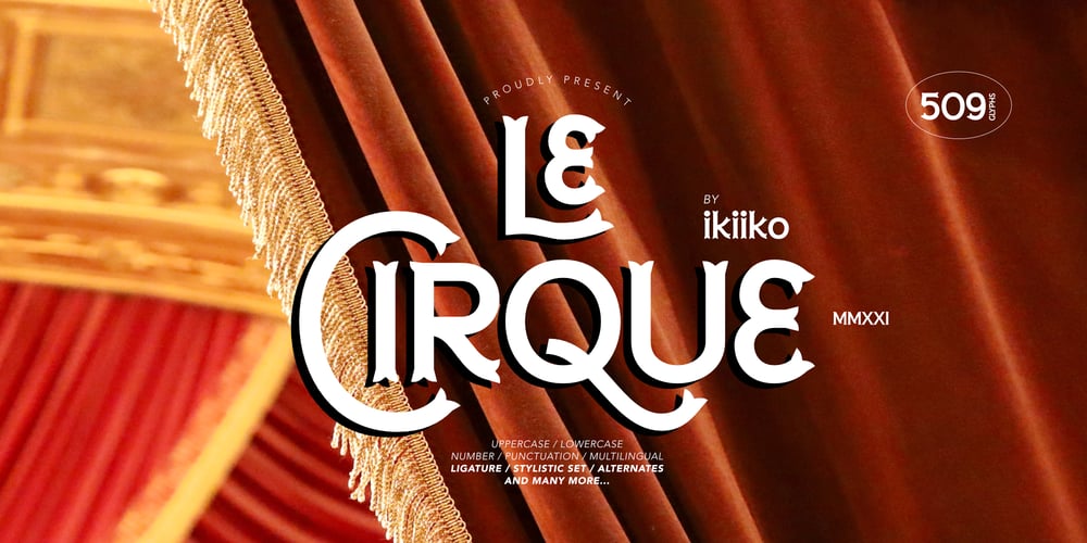 Le Cirque font