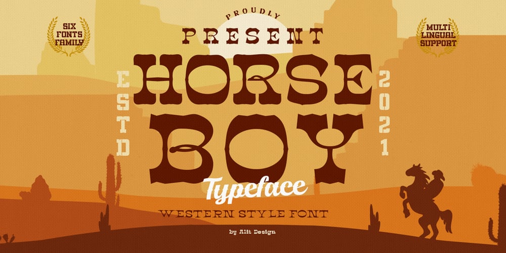 Horseboy Boots font