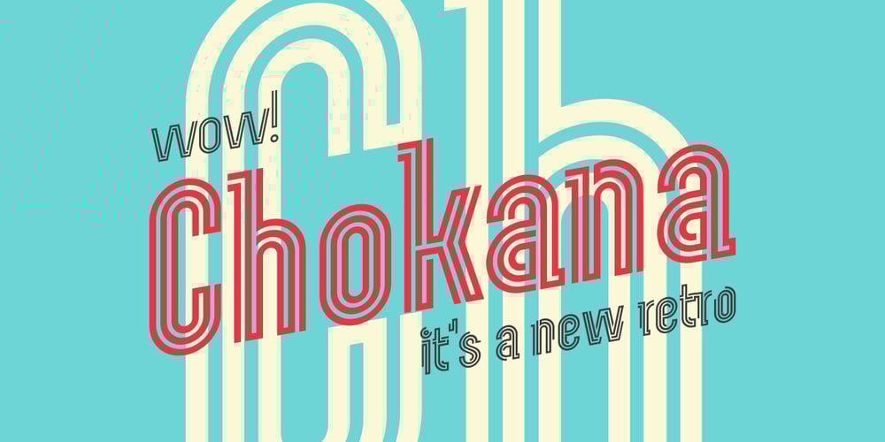 Chokana font
