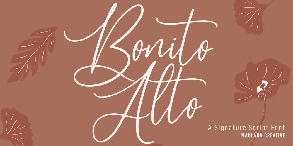 Alto Bonito font