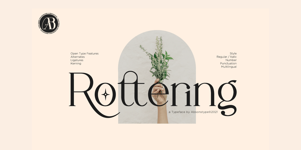 Rottering font