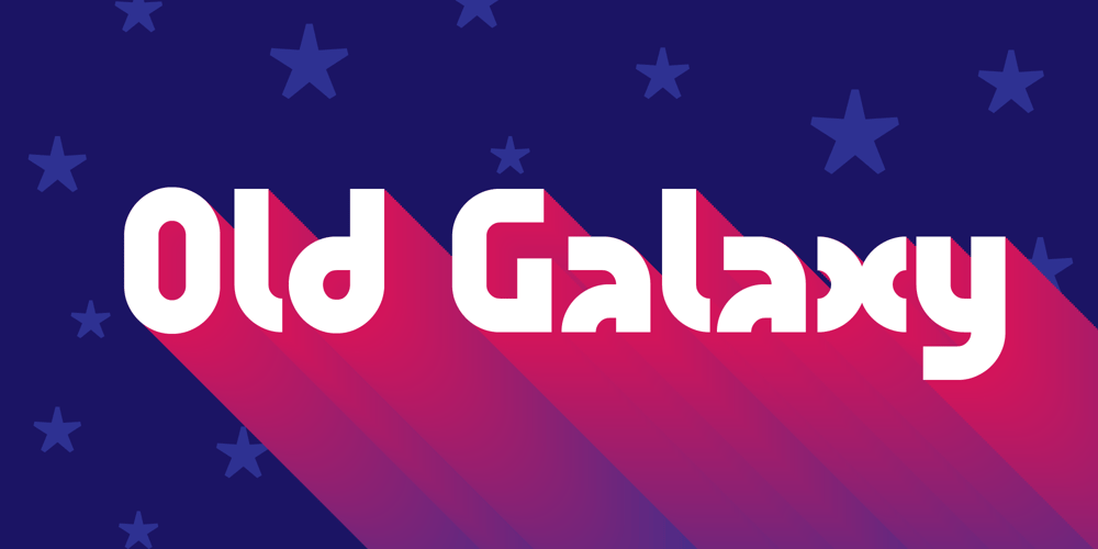 Old galaxy font